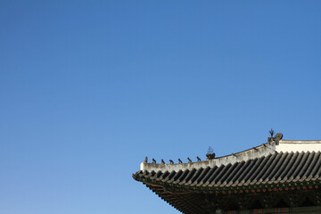 Korean traditional palace.