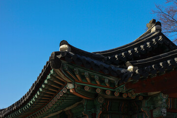 Obraz premium Korean traditional palace.