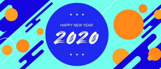 Happy new year 2022. Holiday greeting card design.