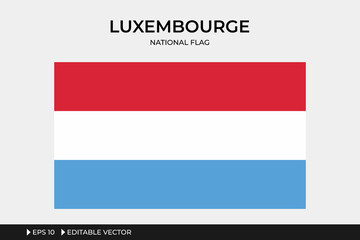 Illustration Flag of Luxembourge