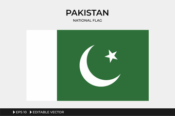 Illustration Flag of Pakistan
