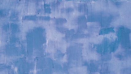 Blue paint on a plywood surface, as a background or backdrop. abstract
