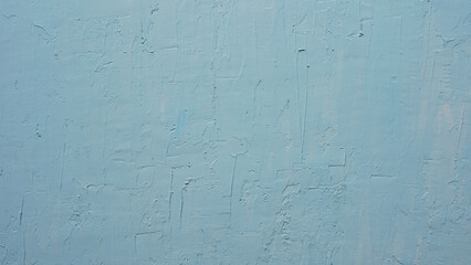 Blue Cyan Painted Stucco wall Texture, abstract background
