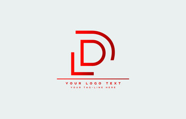 letter D Clean and Minimal Initial Based Logo Design
