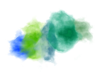 white background with watercolor motif