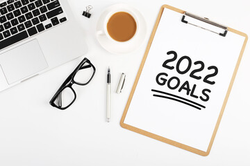 2022 Goals Concept About The New Year