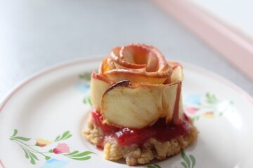 Rose apple pastry