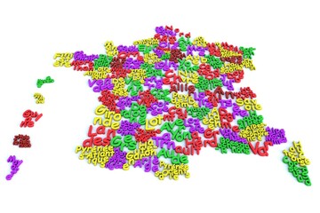 Départements français lettres