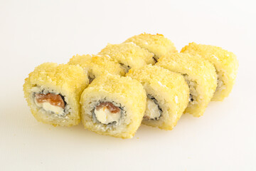 Japanese tempura roll with fish