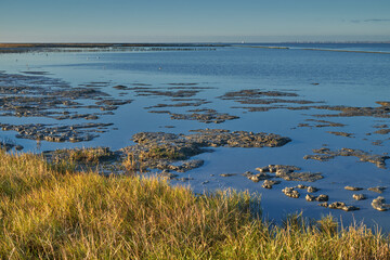 Abendstimmung im Wattenmeer, Ostfriesland