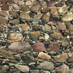 realistic old stone castle wall background