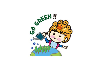 The little prince who protects the earth