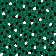 Seamless dots pattern with spots for wallpaper and fabrics and packaging and gifts and cards and linens 