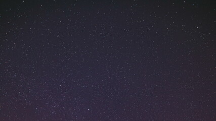 Fototapeta na wymiar Night Starry Sky With Glowing Stars. Bright Glow Of Sky Stars. Copy Space. Natural Night Background Backdrop 4K