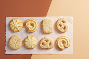 Traditional butter cookies