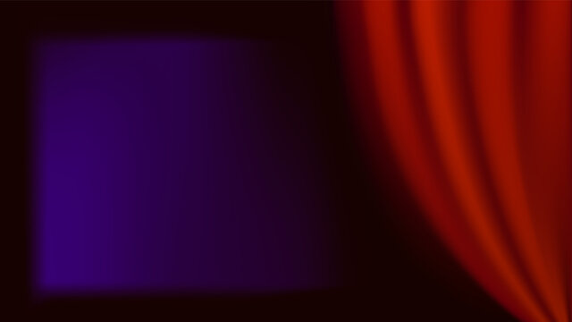Elegant blue background with beautiful variations of red cloth arch