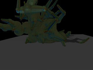 Imaginatory fractal abstract background Image