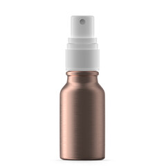 15ml Rose Gold Glass Mist Spray Bottle. Isolated