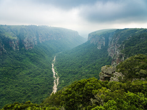 the majestic Umzimkulu River Gorge panorama Port Shepstone South Africa