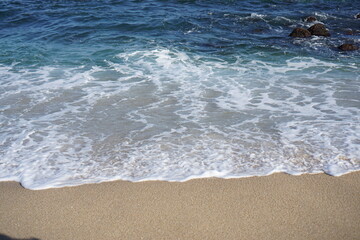 Blue sea of Jeju Island