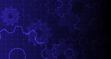 Abstract futuristic technology connection digital data background EP.1