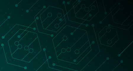 Abstract futuristic technology connection digital data background EP.7