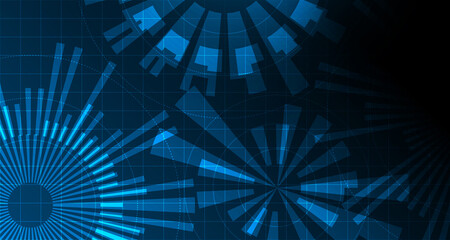 Abstract futuristic technology connection digital data background EP.6