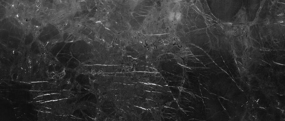 Black marble texture. Panoramic view. Background surface