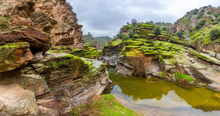 Tasyaran Valley view in Usak Province of Turkey