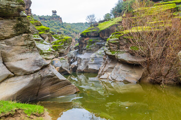 Tasyaran Valley view in Usak Province of Turkey