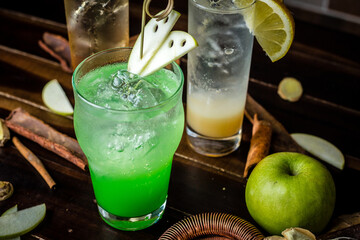 Perfect Burger Classic Bacon Homemade Artisan Tomato Sauce Sausage Melted Cheese Milk Shake Onion Chicken Meat Pasta Shrimp Restaurant Menu Gourmet on a wooden table