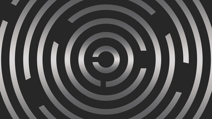 Gradient silver circle pattern background 