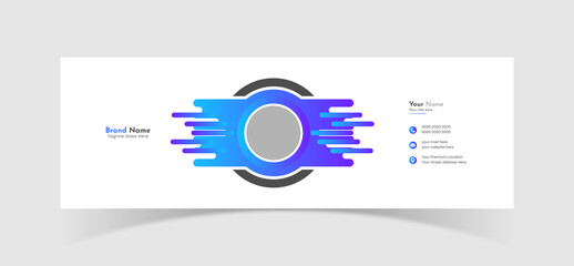 email signature template design