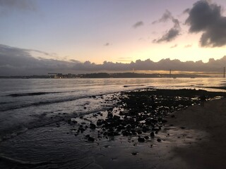 sunset on the beach Portugal