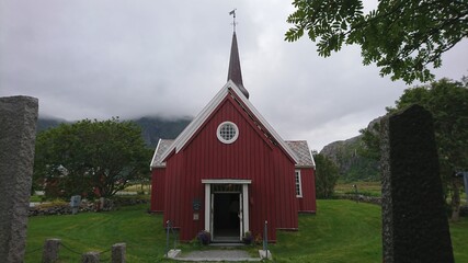 Fototapeta na wymiar Lofoten Church