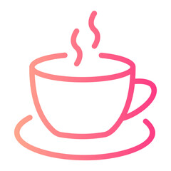 coffee gradient icon