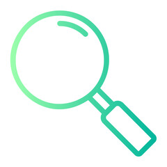 magnifying glass gradient icon