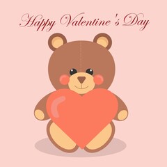 Bear with love heart