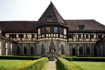 Fototapeta na wymiar Bebenhausen Abbey (Kloster Bebenhausen), near Tuebingen, Baden-Württemberg, Germany: is a former Cistercian monastery complex