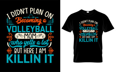 Obraz premium volleyball mom t-shirt lover t-shirt design