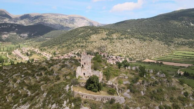 Pedraforca is a mountain in the Pre-Pyrenees, located in the comarca of Bergued&agrave;