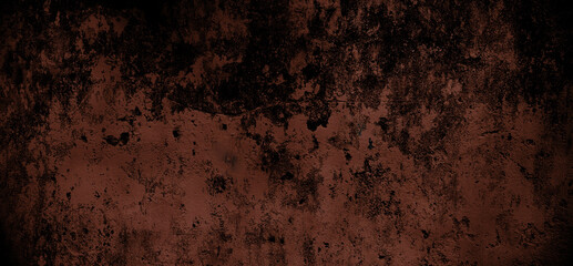Dark cement horror scary background. Dark grunge red texture concrete