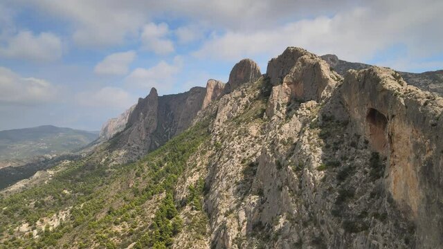 Mountains around Alicante, Spain