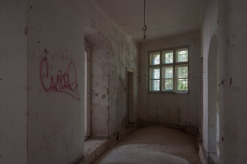 Old abandoned villa in Bratislava; Slovakia