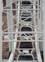 Gdansk Poland Ferris Wheel detail