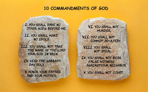 10 Commandments of God