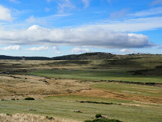 Landscape in the Cevenne mountains