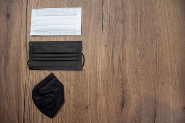 Fototapeta premium covid-19 virus protection surgical masks