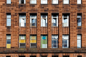 Fototapeta na wymiar Impressive buildings in in the city center - Glasgow - Scotland