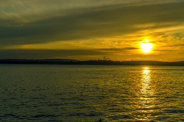Lake Constance, Germany. Scenic sunset